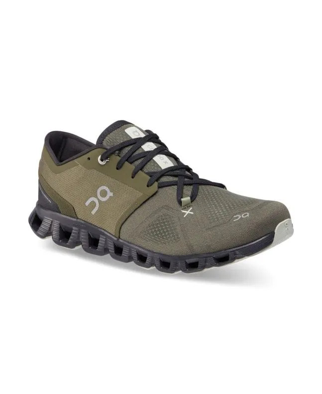 Zapatillas On Running Cloud X 3 M Olive-Reseda