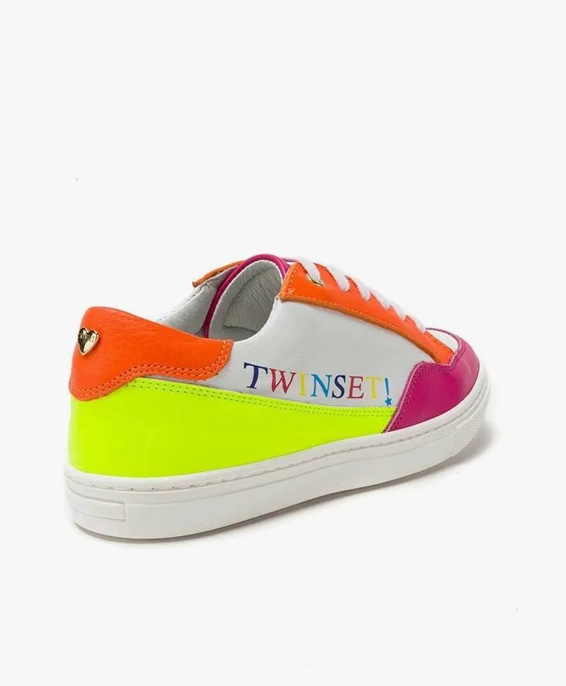 Zapatillas TWINSET Blancas Multicolor Chica Mujer