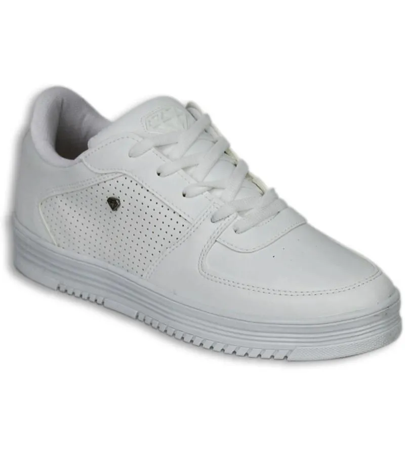 Zapatillas - Zapatos Para Hombre Bajo - Blanco