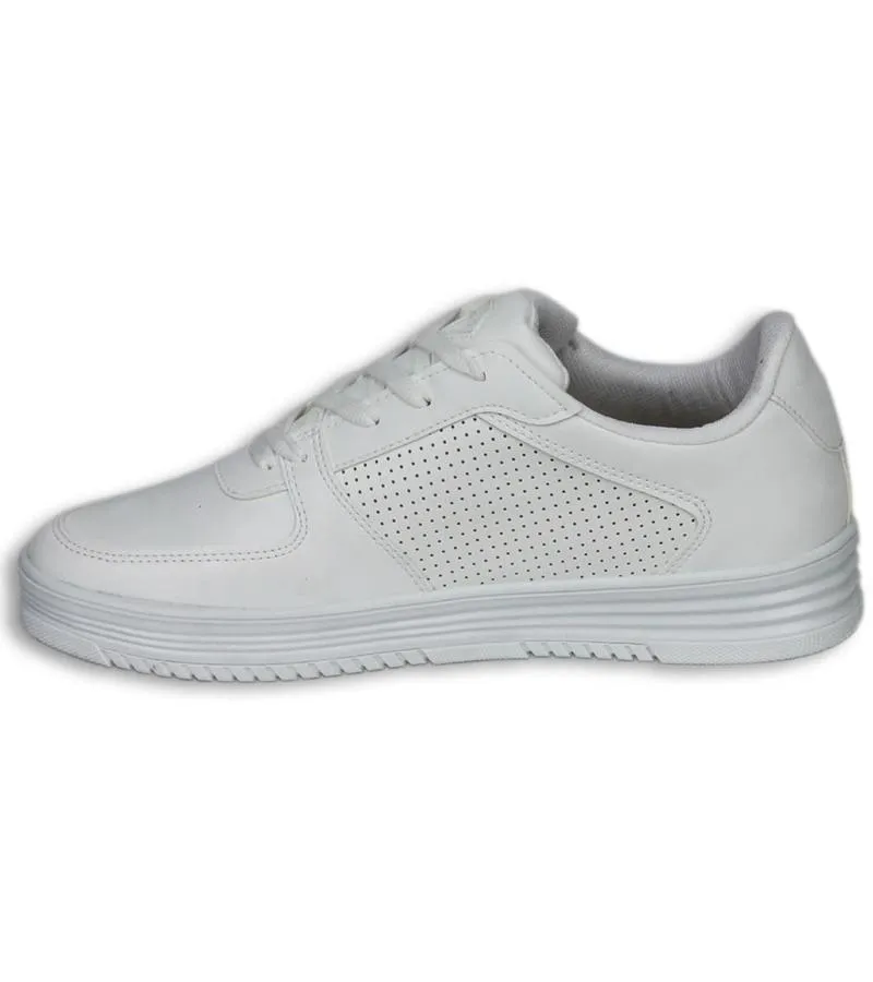 Zapatillas - Zapatos Para Hombre Bajo - Blanco